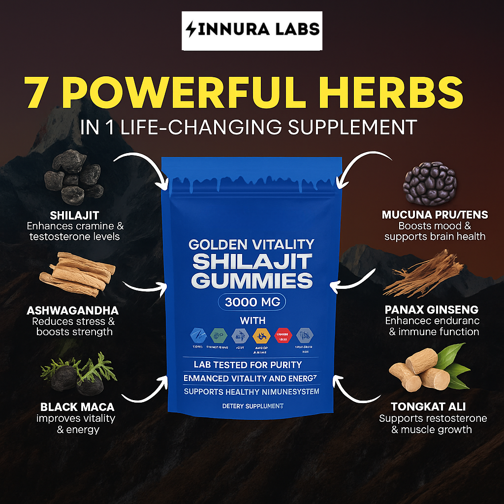 Shilajit Gummies | Improve Stamina, Focus, and Blood Flow